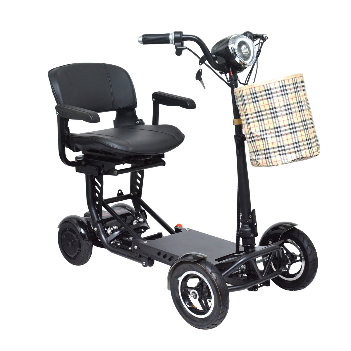 Compact Electric Scooter with Adjustable Seat and Padded Armrests R787