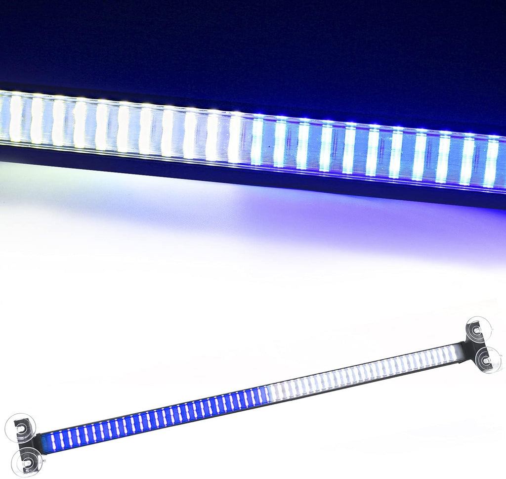 120 LED Red Blue Interior Windshield Strobe Light Bar Pack of 2 C13166