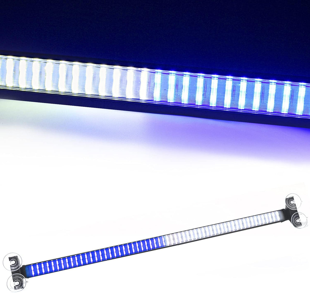 120 LED Red Blue Interior Windshield Strobe Light Bar Pack of 2 C13166