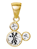Yellow Gold Mickey Mouse Pendant with Chain N161500
