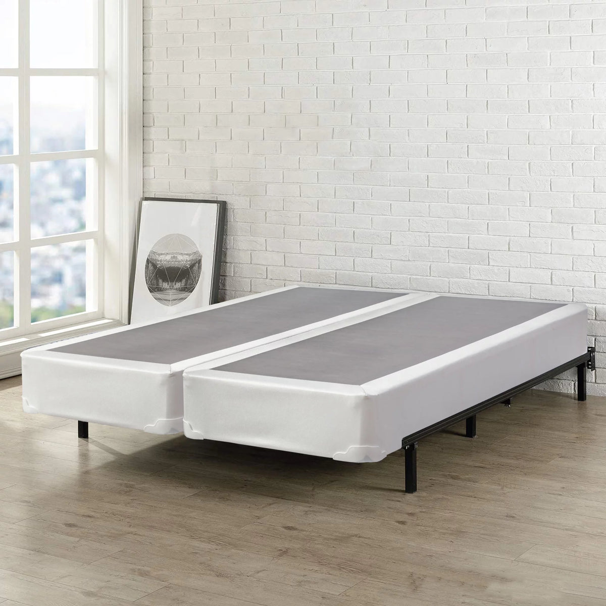 8” Split Fully Assembled Box Spring for Mattress, Queen P1572