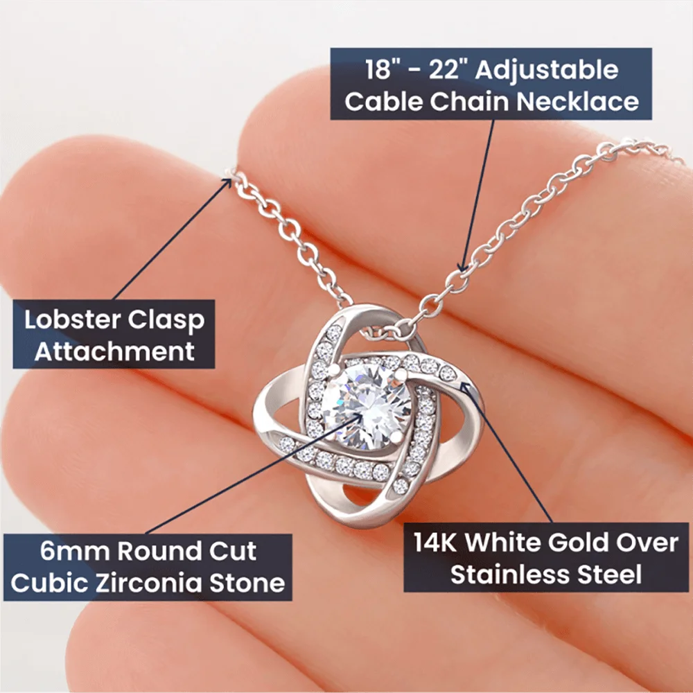 Love Knot Necklace B34606