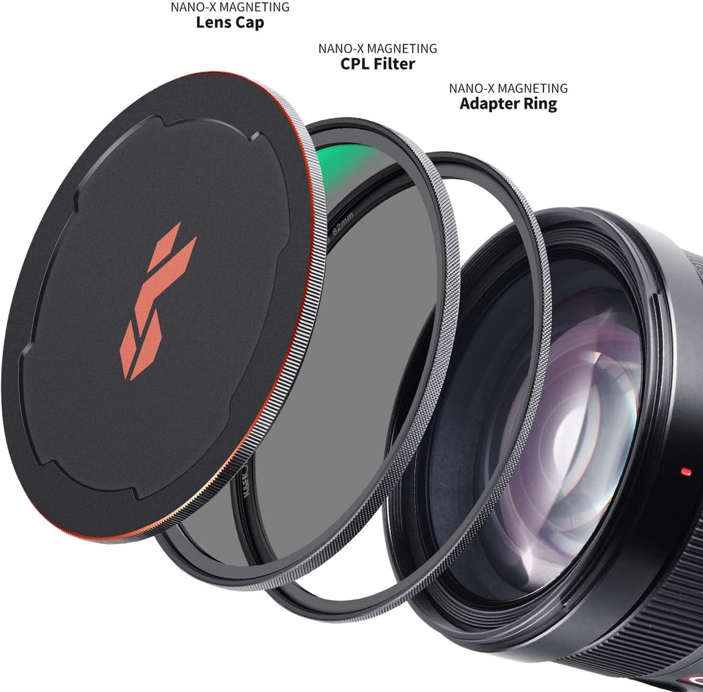 49mm Circular Polarizing Filter Kit with Adapter Ring and Lens Cap H7693