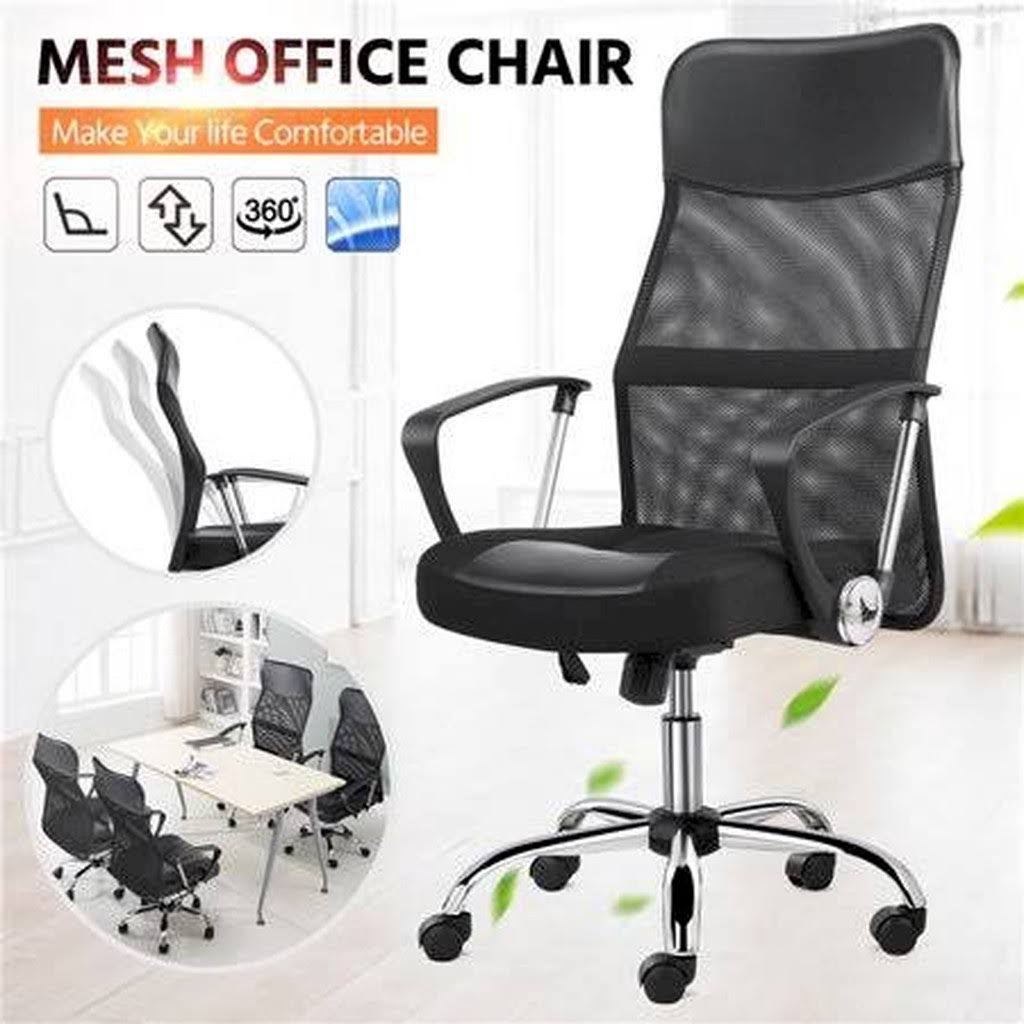 High Back Ergonomic Mesh Office Chair - Black L897990