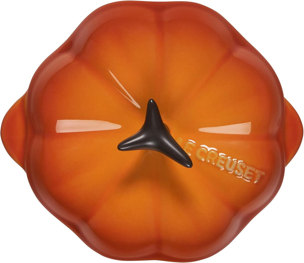 Stoneware Figural Pumpkin Petite Cocotte, 12oz, Persimmon P1875