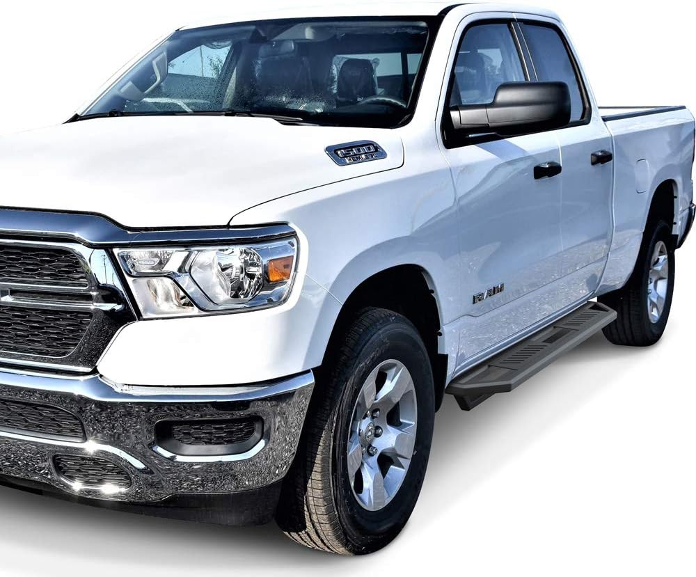 6.5in Aluminum Running Boards for Dodge Ram 1500 Quad Cab J82537