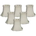 5 Shantung Bell Candelabra Shade Set of 6 Y246399