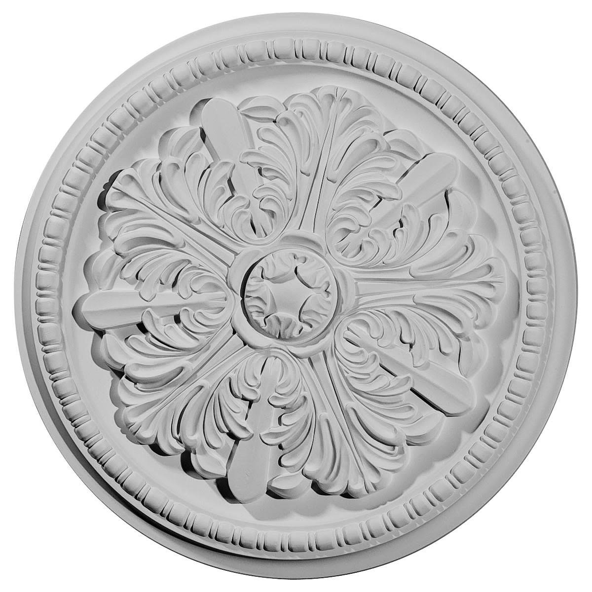 Hand-Painted Clear Yellow Ceiling Medallion N7086
