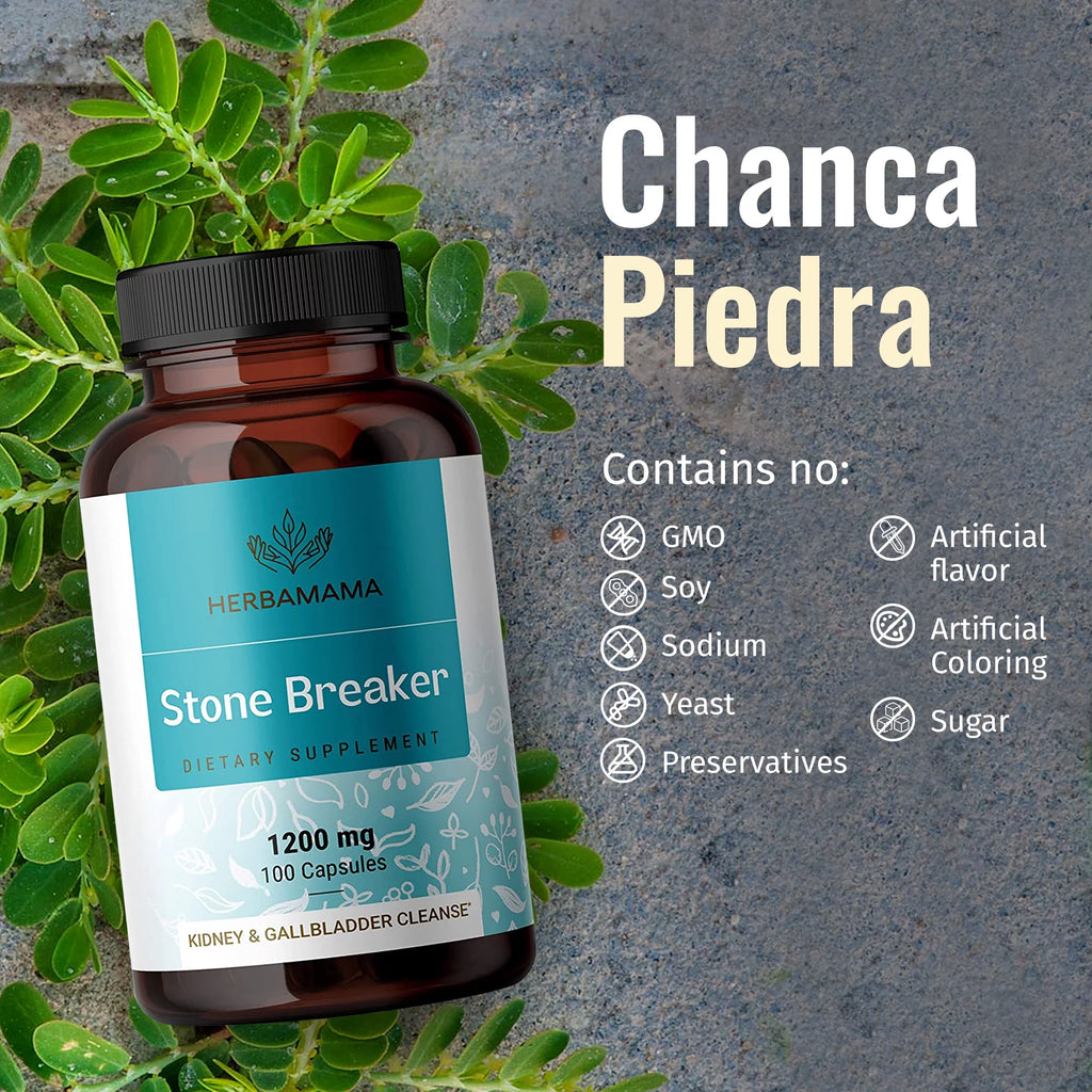 100 Capsules Organic Chanca Piedra X59237
