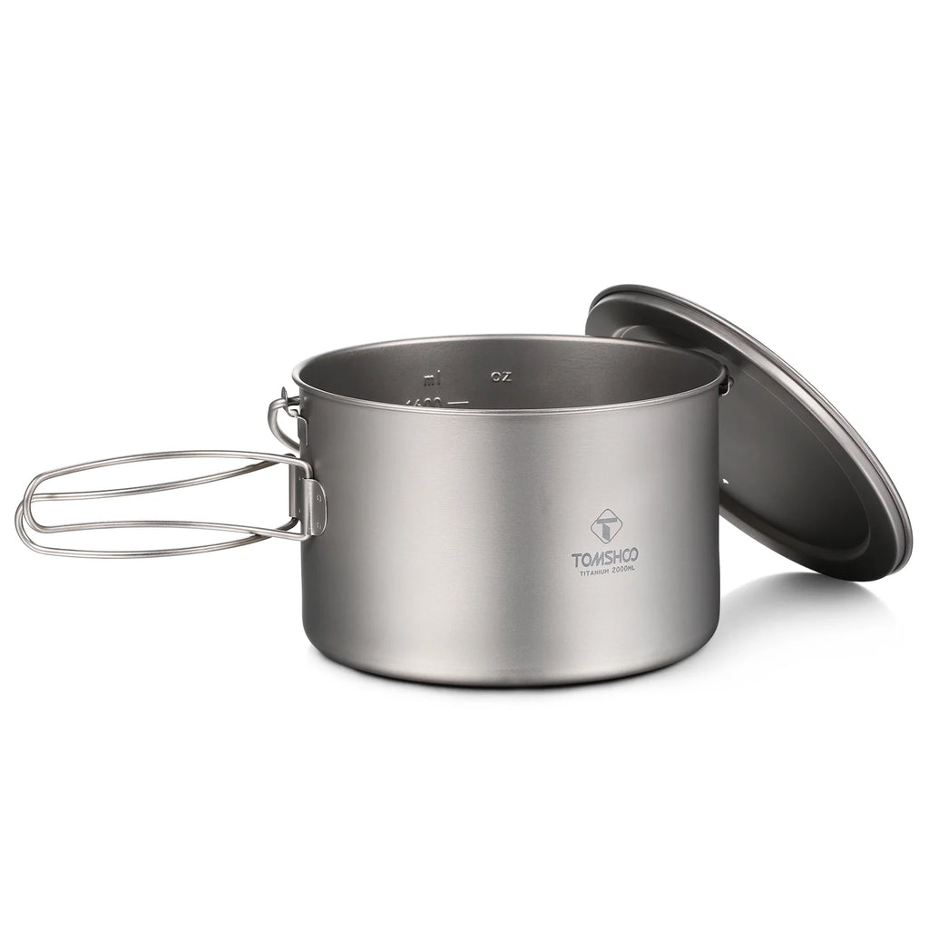 Titanium Camping Cookware with Lid L72617