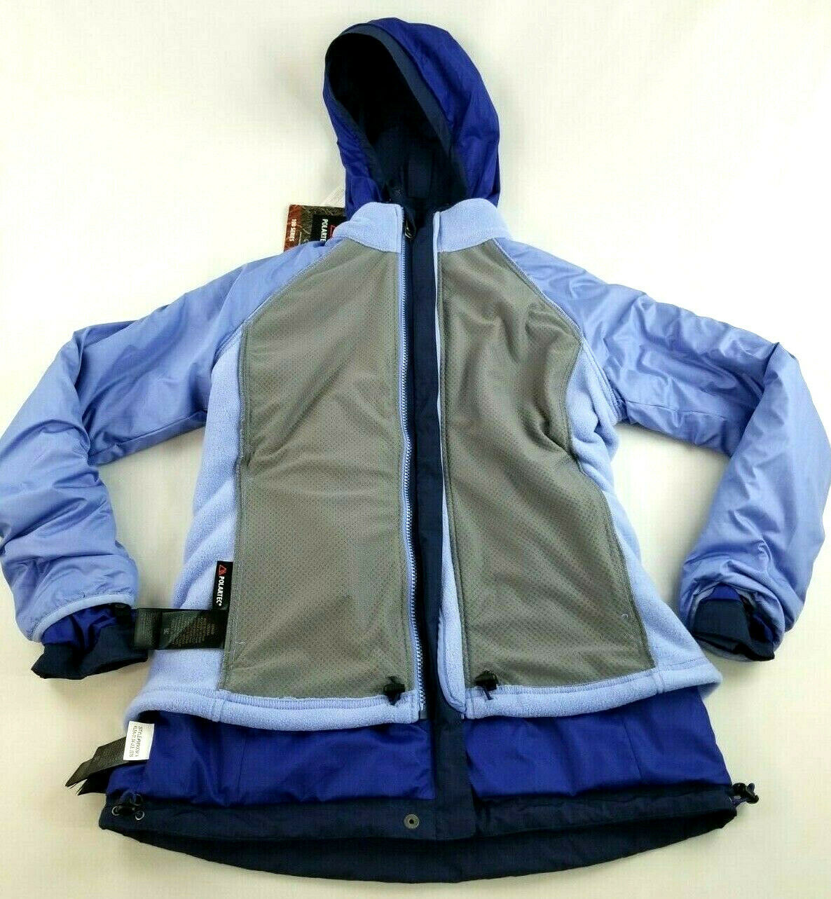Navy Hooded Polartec 100 Women Jacket I814587