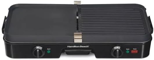 Black 3-in-1 Grill Griddle G9301