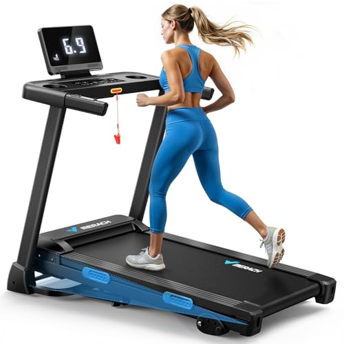 Foldable Treadmill with Incline, 7.5MPH, 16.5" Wider Belt O515