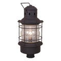 Textured Black Outdoor Post Light X29339