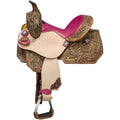 Azalea Leather Western Barrel Saddle H838119