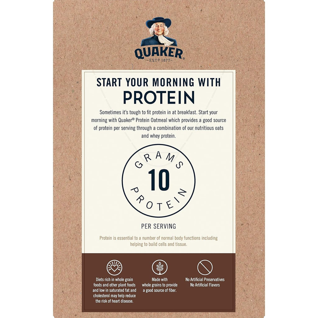 Protein Maple Brown Sugar Instant Oatmeal, 12.6 oz, Pack of 6 G8886