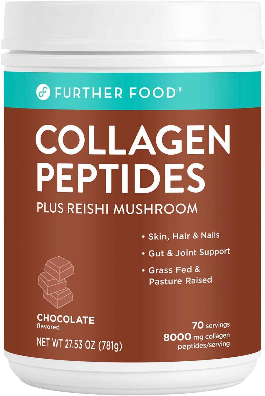 Dark Chocolate Collagen Peptide Powder, 70 Servings Pack of 2 X969147
