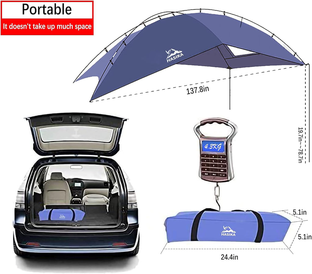 Teardrop Awning with 2 Sandbag U4332