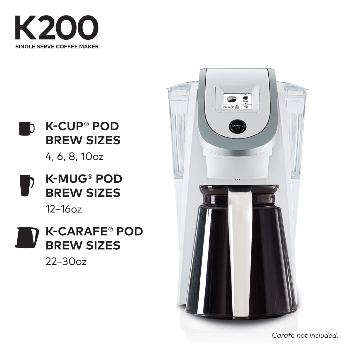 Single-Serve K-Cup Pod Coffee Maker U93856