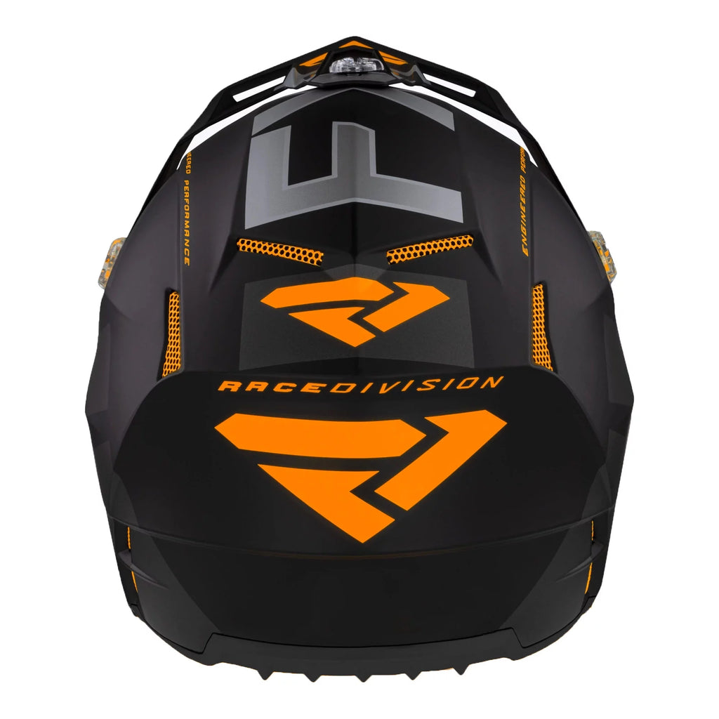 Black Orange Small Open Face Helmet G121791