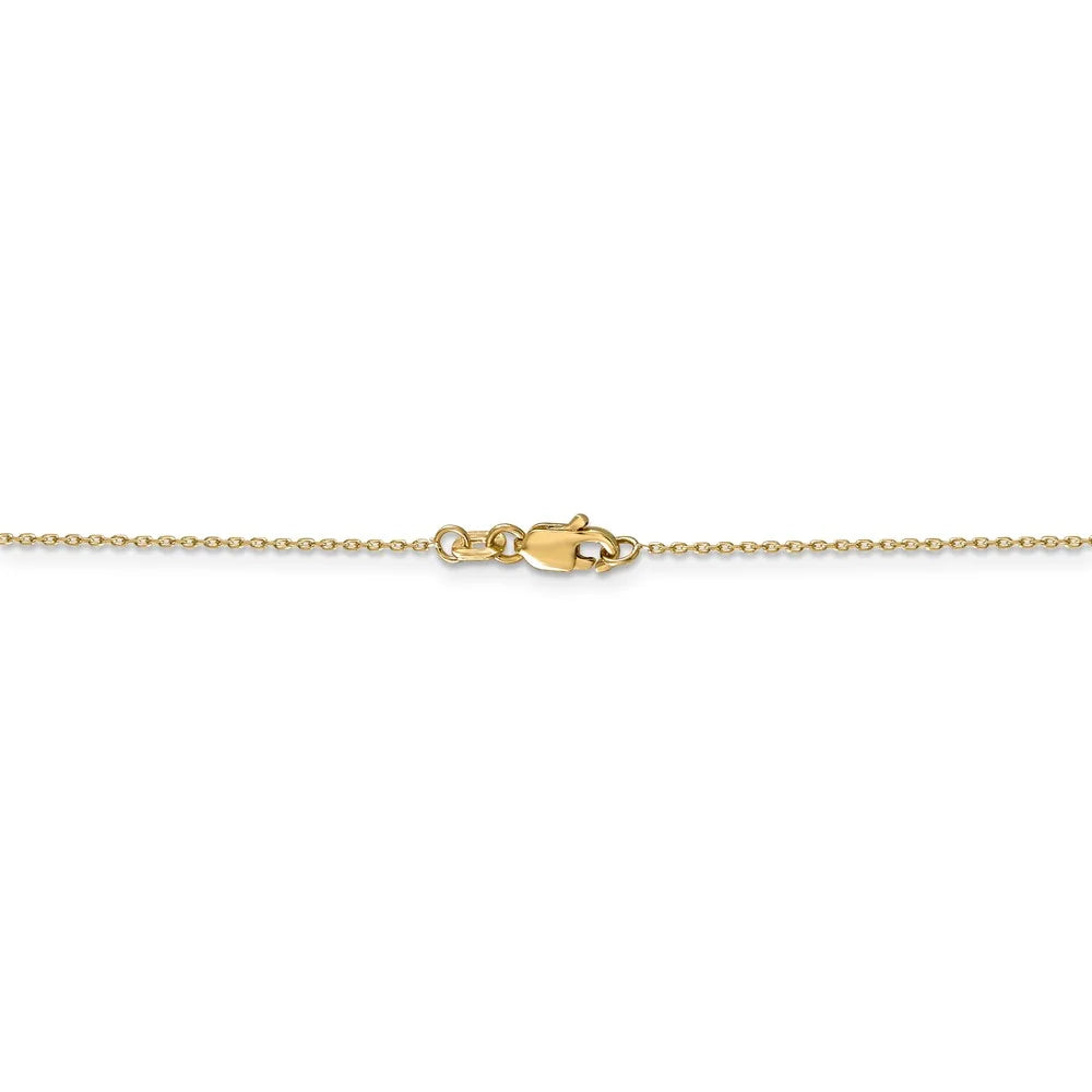 14k Yellow Gold Ruby Necklace N706462