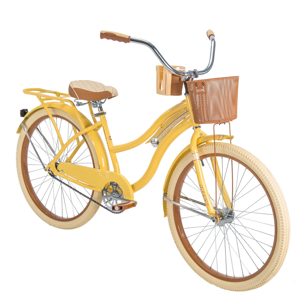 Yellow 26 Inch Cruiser Bike A418538