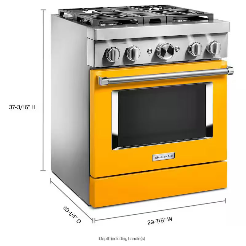 4.1 cu. ft. Dual Fuel Freestanding Smart Range with 4-Burners R829050