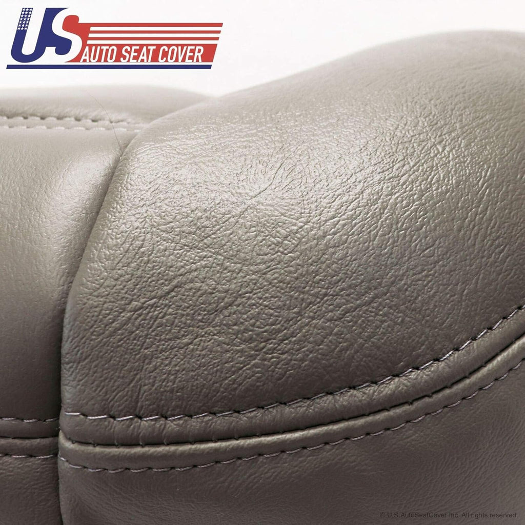 Gray Synthetic Leather Seat Cover Pack of 2 W831