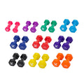 20 Piece Vinyl Coated Iron Dumbbell Set D11489