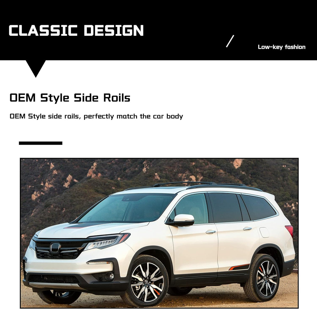 Black Roof Rack Cross Bars J7819