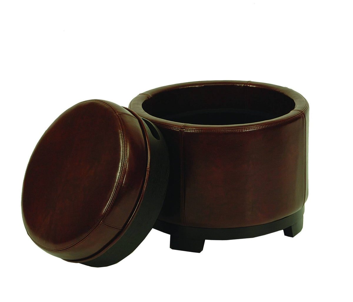 Round Storage Tray Ottoman H751