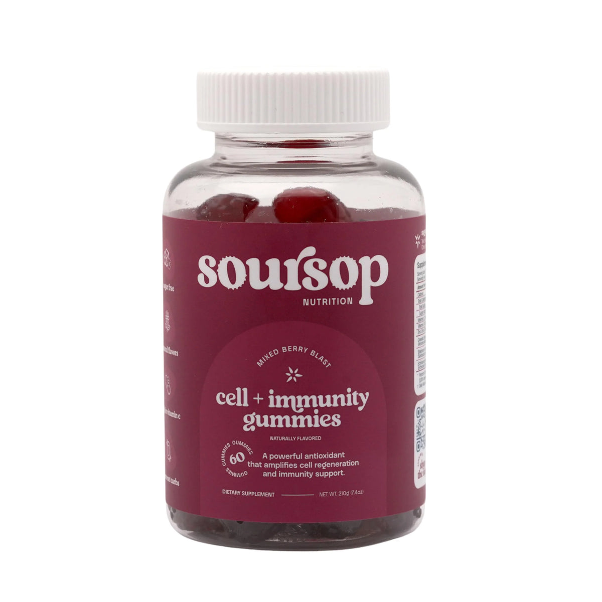 Mixed Berry Flavor 60 Gummies V12253