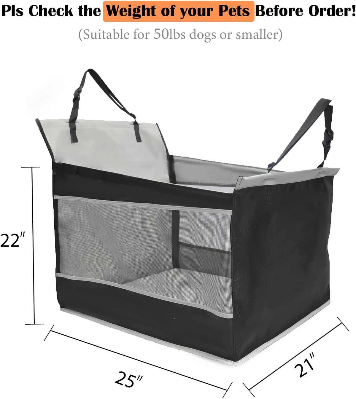 Dog Car Seat for Large Dogs D55807