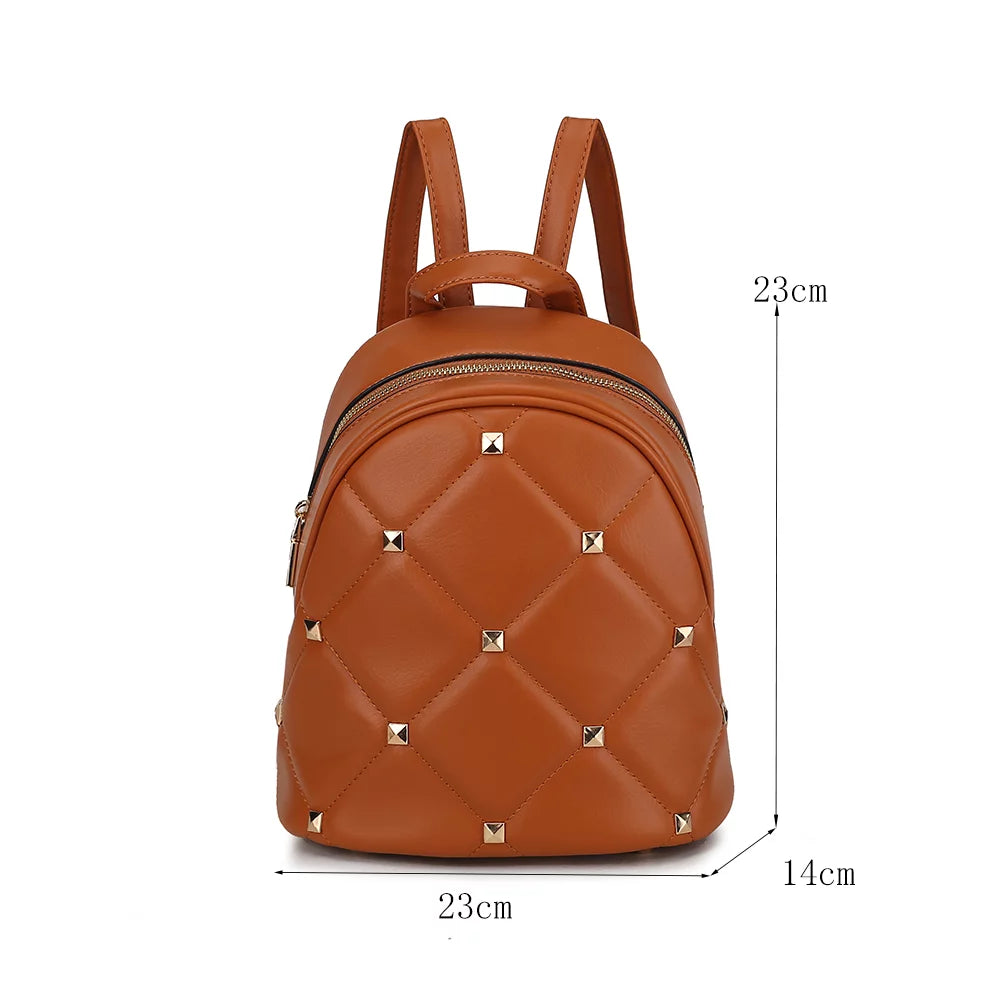 Vegan Leather Medium Backpack F937250