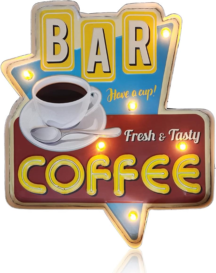 Metal Coffee Wall Hanging Pack of 2 M6989