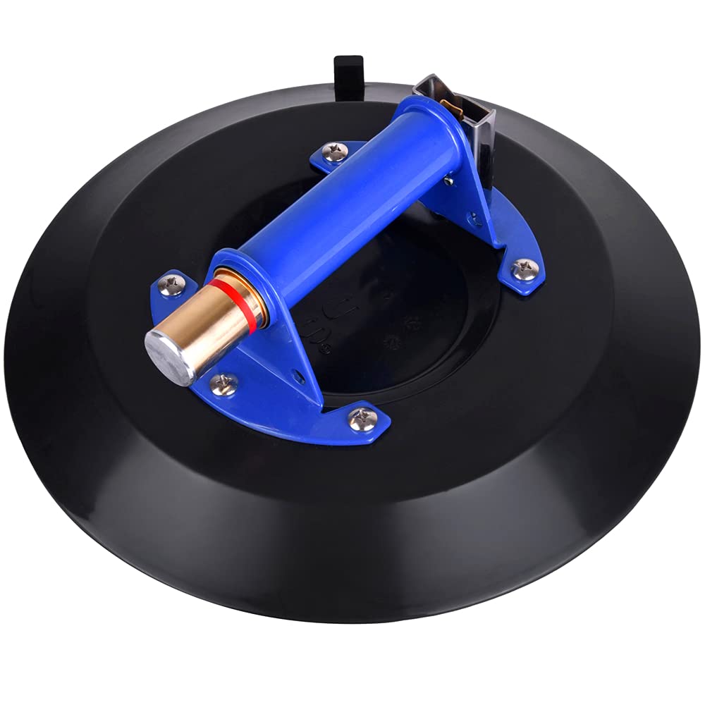 8 Glass Suction Cup Vacuum Glass Lifter with Metal Handle and Brass Pump H6189