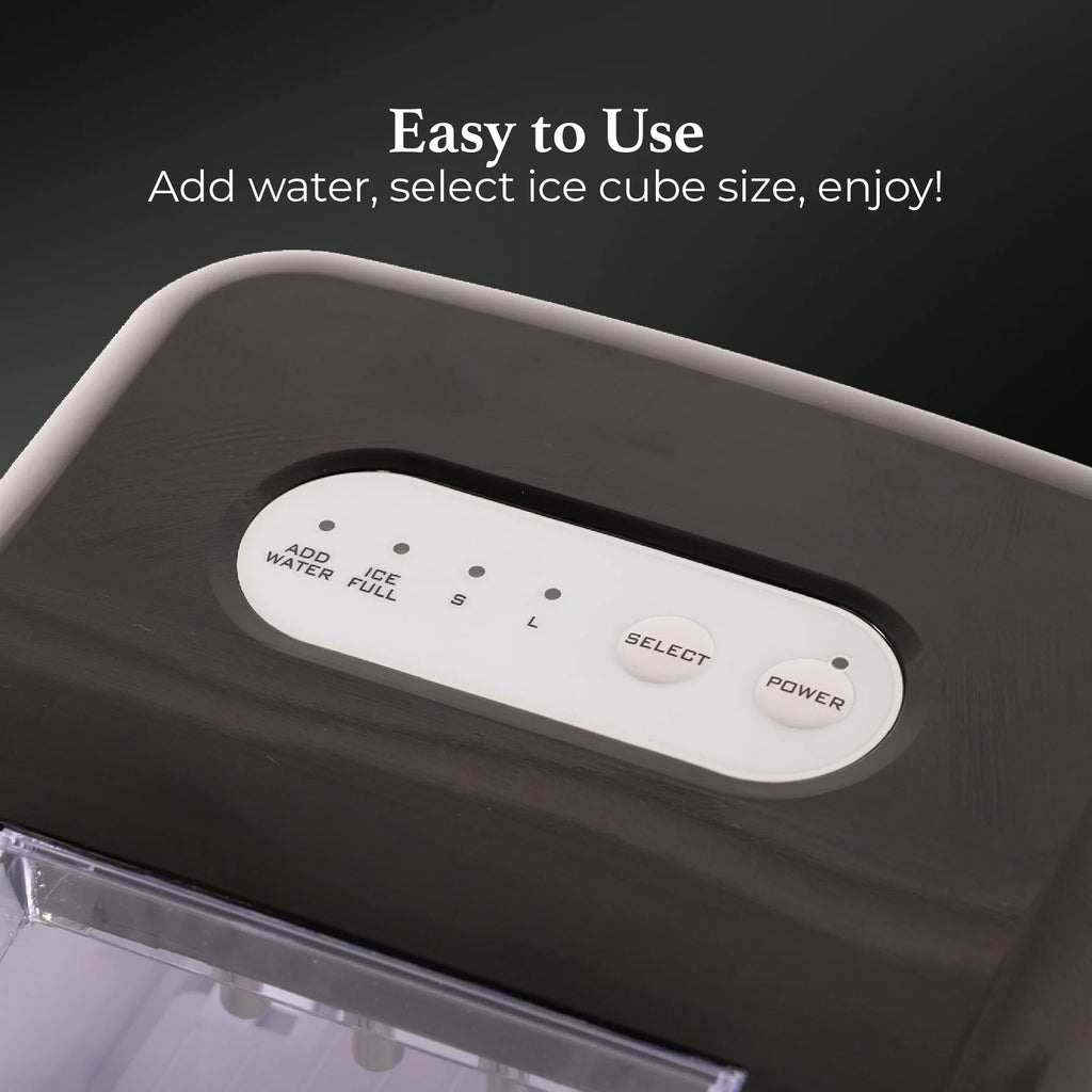 Automatic Portable Countertop Ice Maker Machine Black Z8039