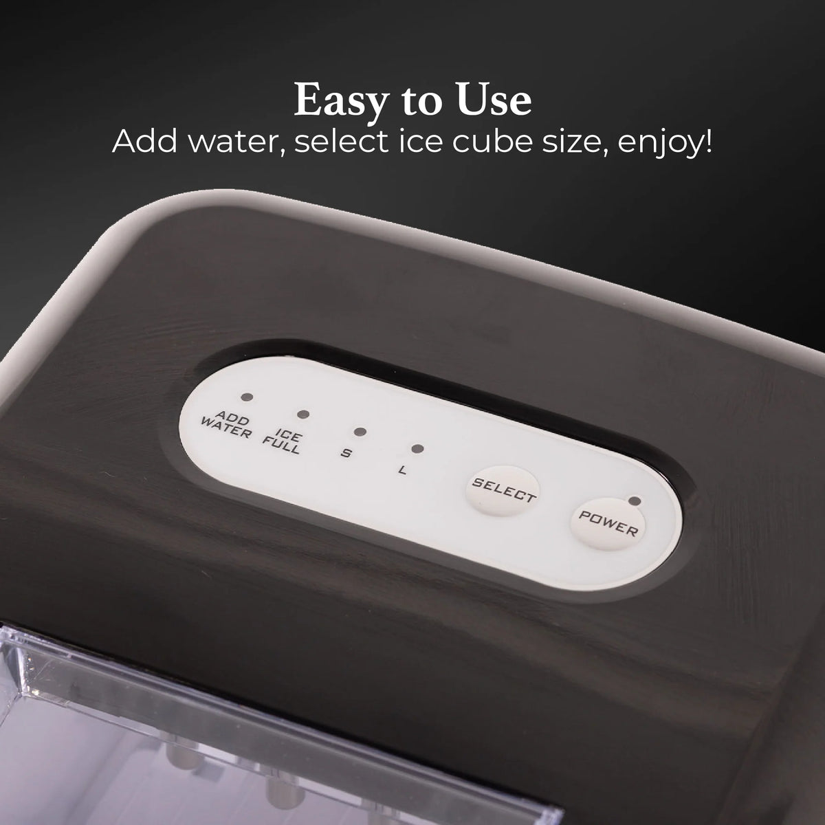 Automatic Portable Countertop Ice Maker Machine Black Z8039