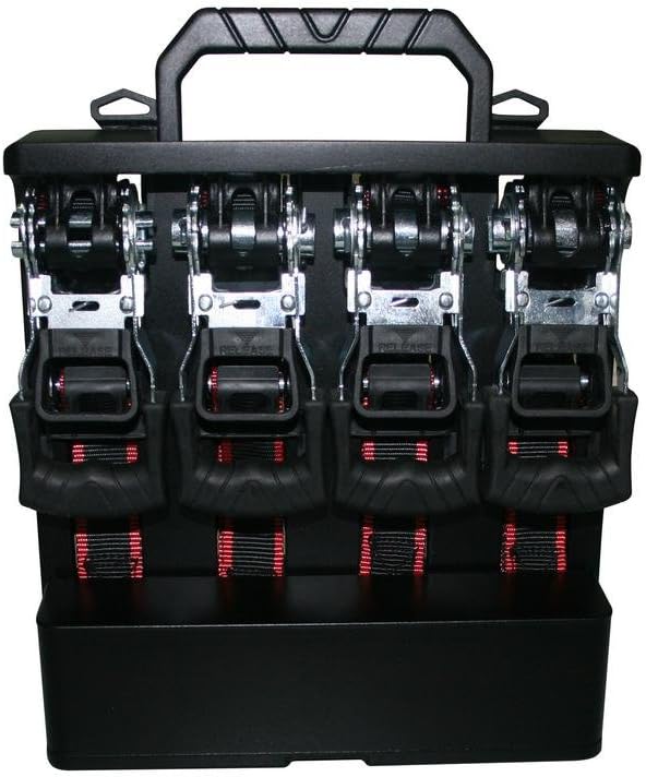 12 FT x 1 IN Ratchet Tie-Downs 4 Pack Z671
