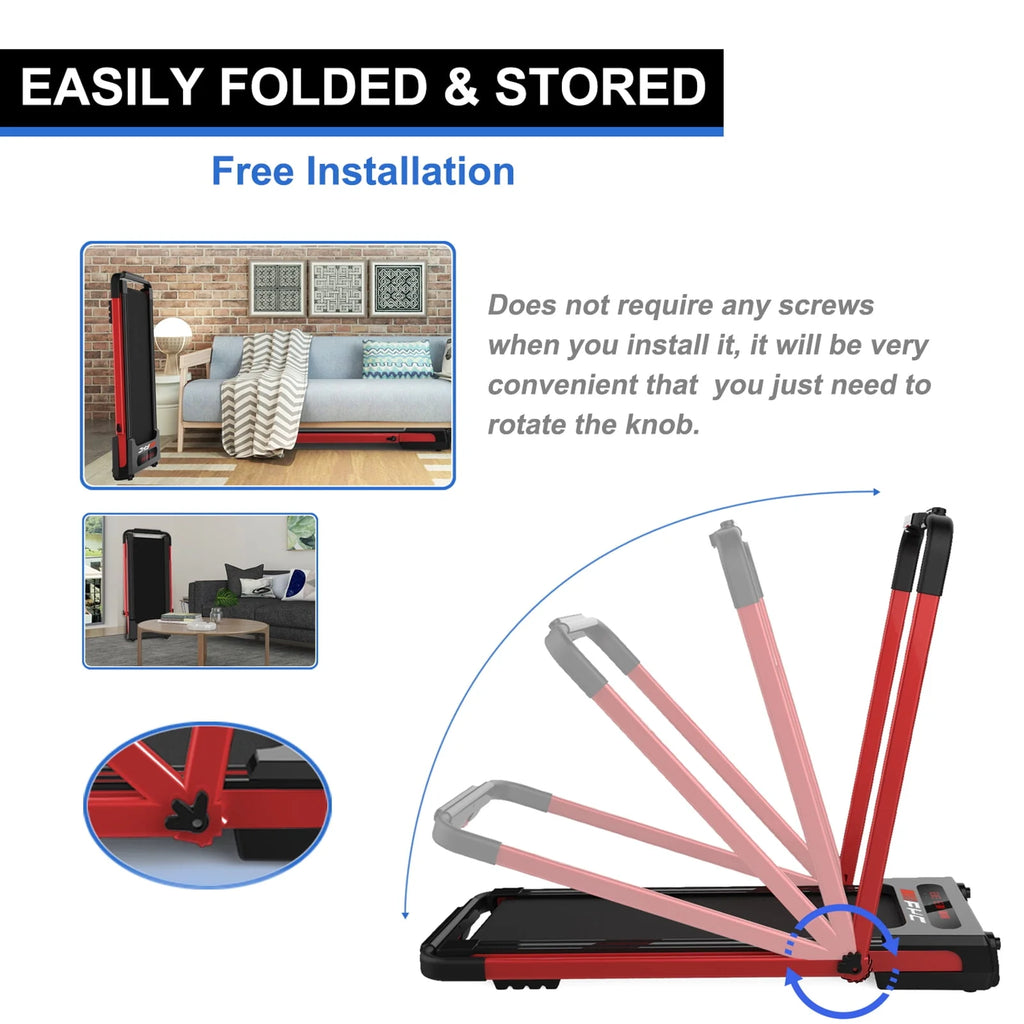 2.5 HP Folding Treadmill with LCD Display L98981