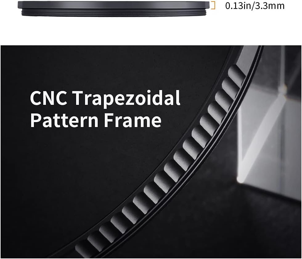 72mm Black Diffusion 1/2 Filter with 28 Multi-Layer Coatings E663278