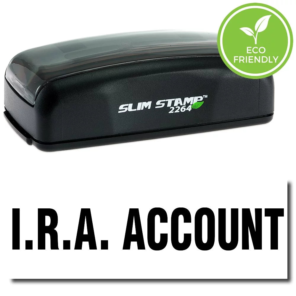 I.R.A. Account Stamp with Green Ink R5535