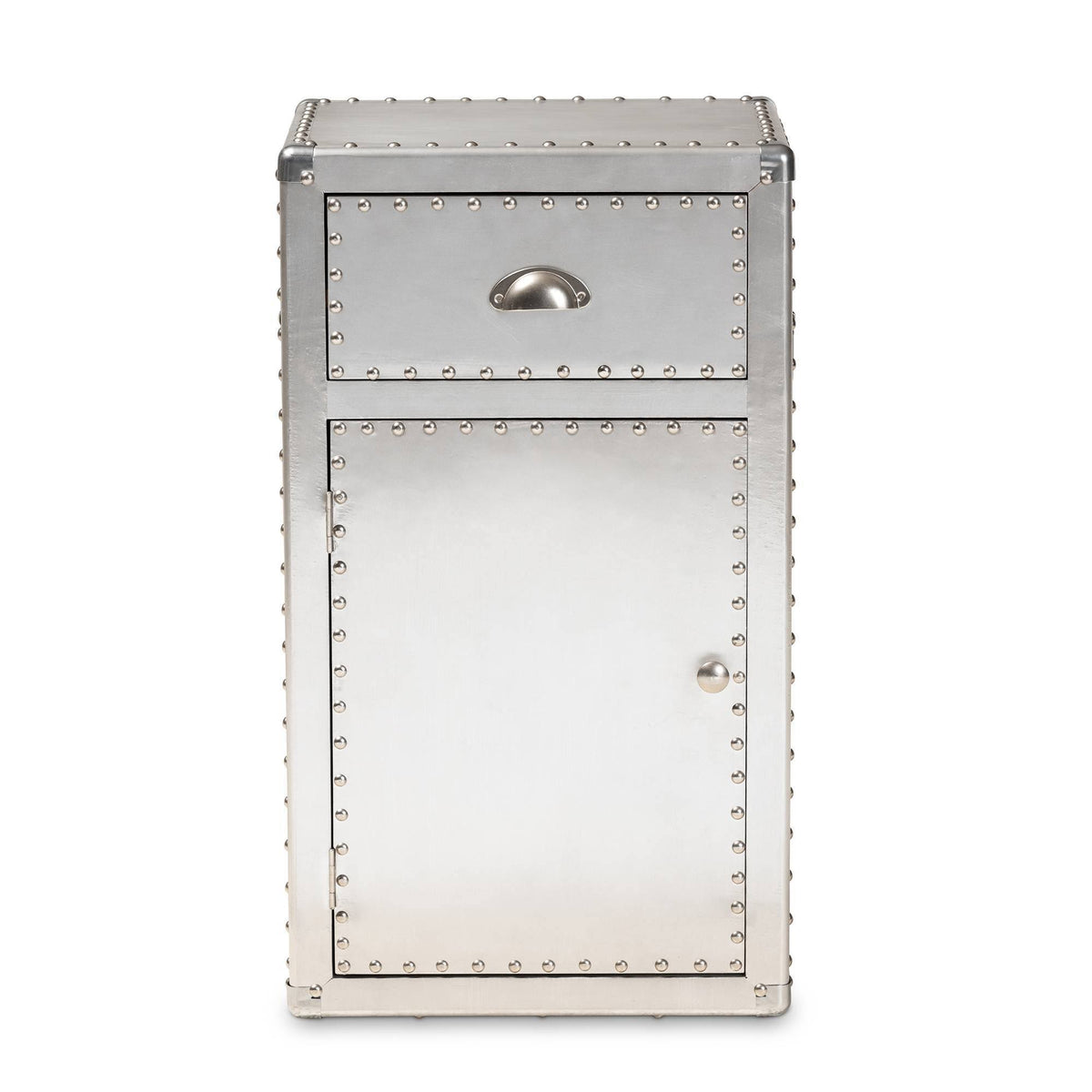 Metal 1-Door Accent Storage Cabinet Y607155