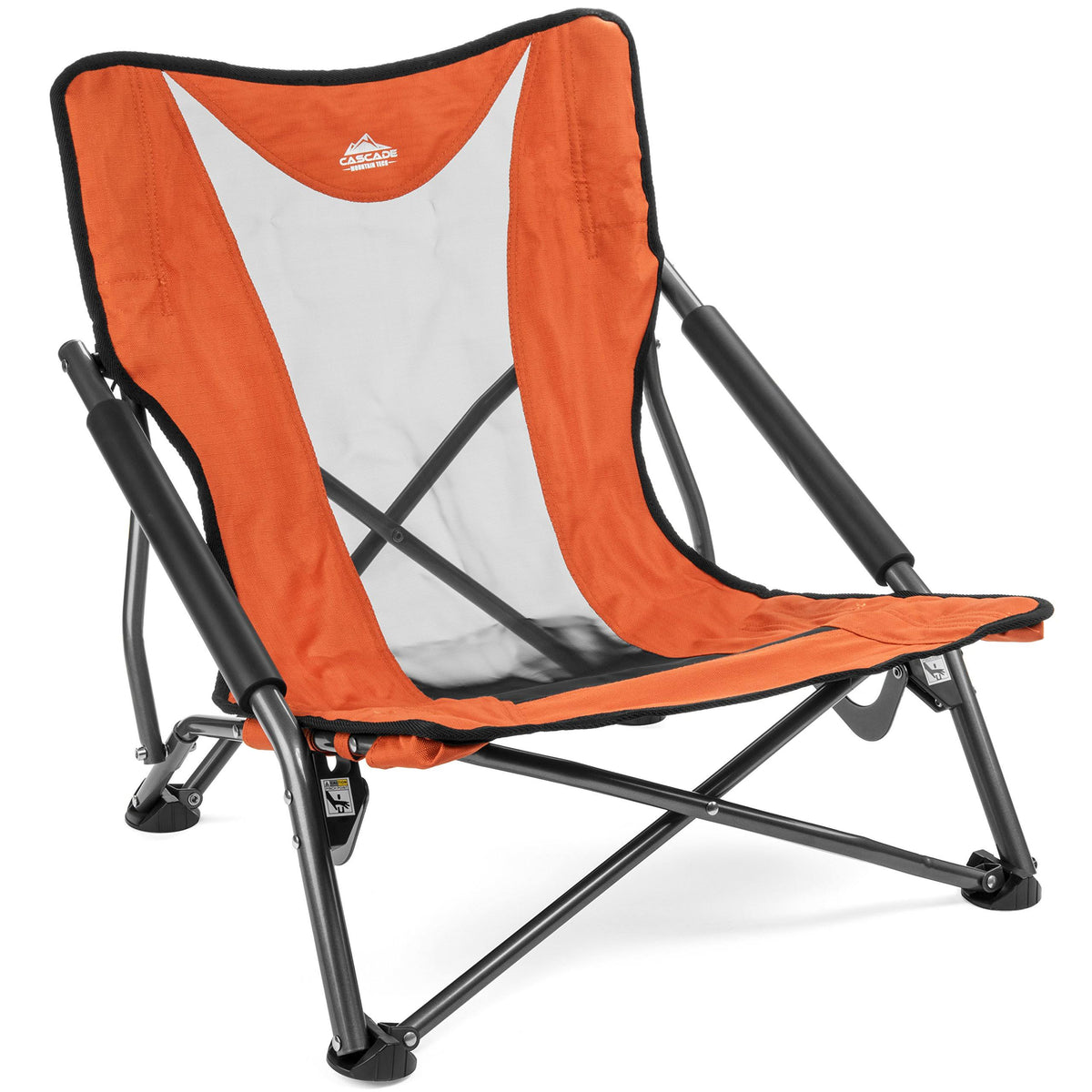 Compact Low Profile Outdoor Folding Camp Chair with Carry Z7805