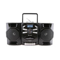 Portable CD Player Boombox with Cassette, AM/FM Radio, AUX, Detachable Speakers G41540