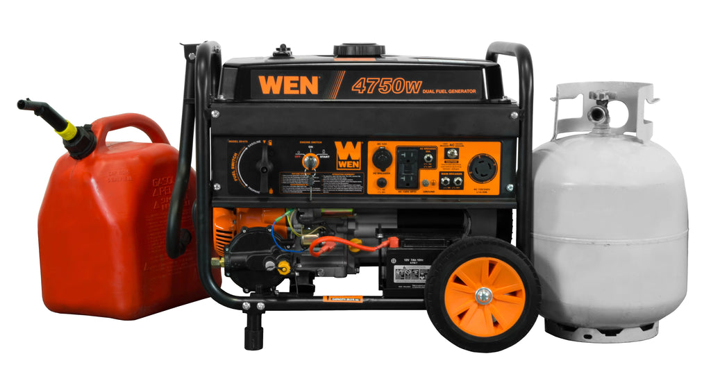4,750/3,800-Watt Dual Fuel Portable Generator with Wheel Kit Q2872