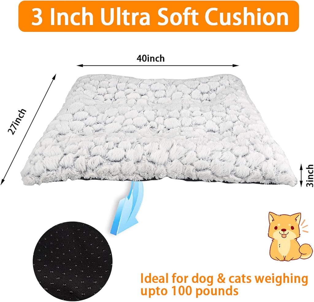 Ultra Soft Washable Anti-Slip Dog Crate Bed Pad M72237