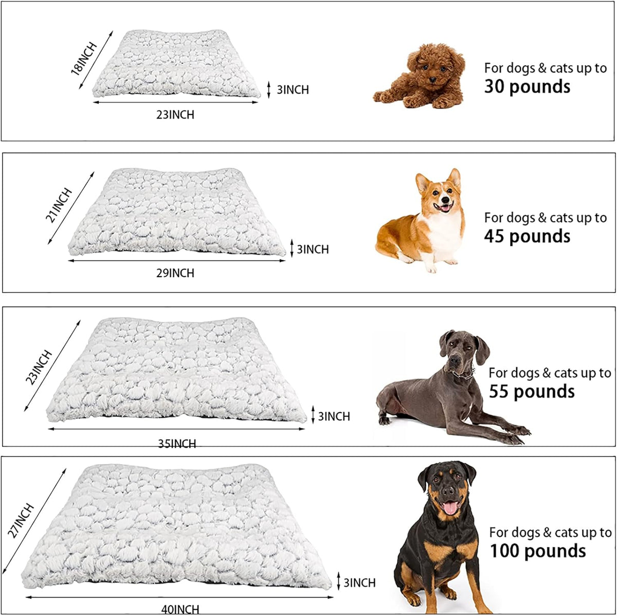 Ultra Soft Washable Anti-Slip Dog Crate Bed Pad M72237