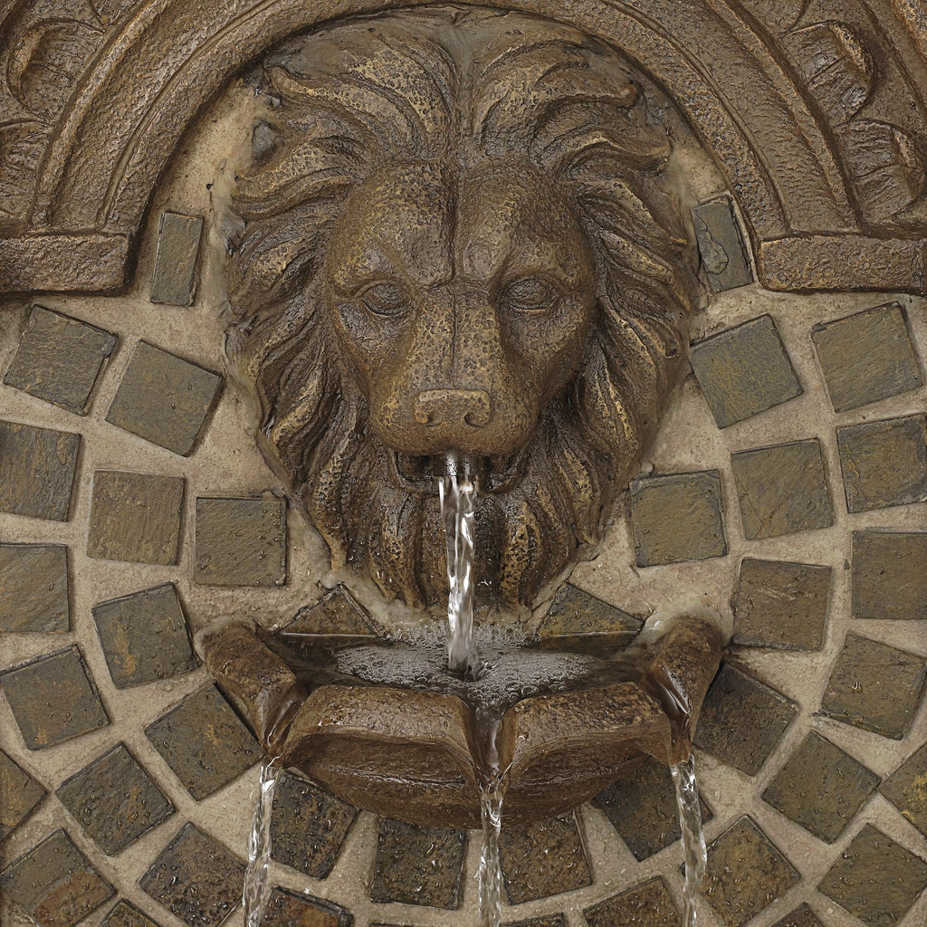 3 Tier Outdoor Wall Water Fountain with LED Light Z65467