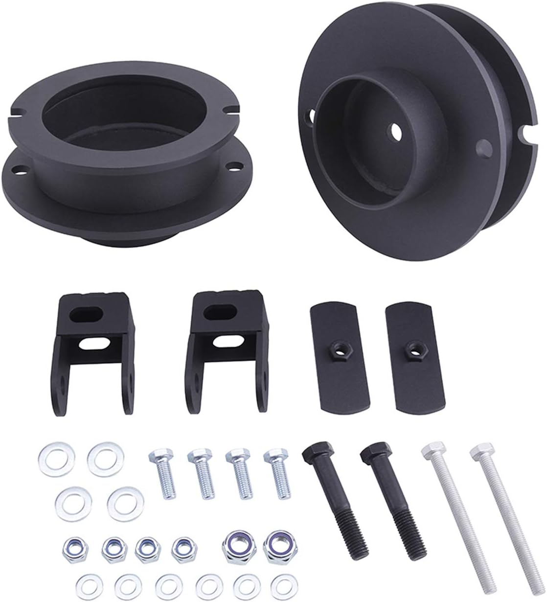Front Steel Lift Kit Leveling Kit 2'' and Shock Extenders for 2014-2020 Dodge Ram 2500 3500 4WD X799